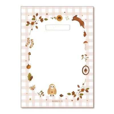Bloc note automne 01