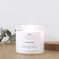 Bougie artisanale automne 01