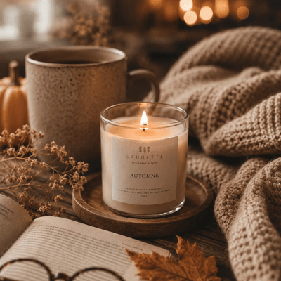 Bougie artisanale automne 03