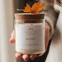 Bougie artisanale automne 04