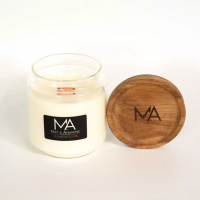 Bougie artisanale franc aise fleurs de coton 03