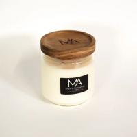 Bougie artisanale franc aise fleurs de coton 05