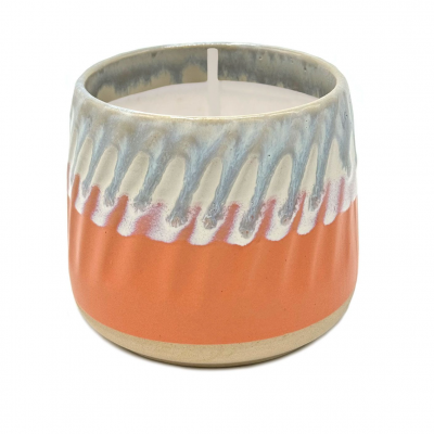 Bougie parfume e ce ramique artisanale fleur d oranger