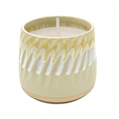 Bougie parfume e ce ramique artisanale musc floral