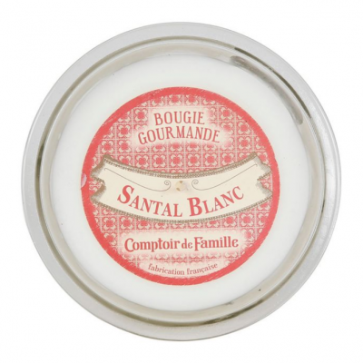 Bougie française parfumée Santal Blanc