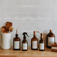 Liquide vaisselle / Savon - Flacon Ambré - 500 ml
