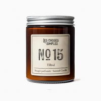 Bougie artisanale Française - N°15 Allée des Tilleuls