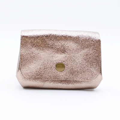 Bronze - Porte-monnaie cuir 3 poches