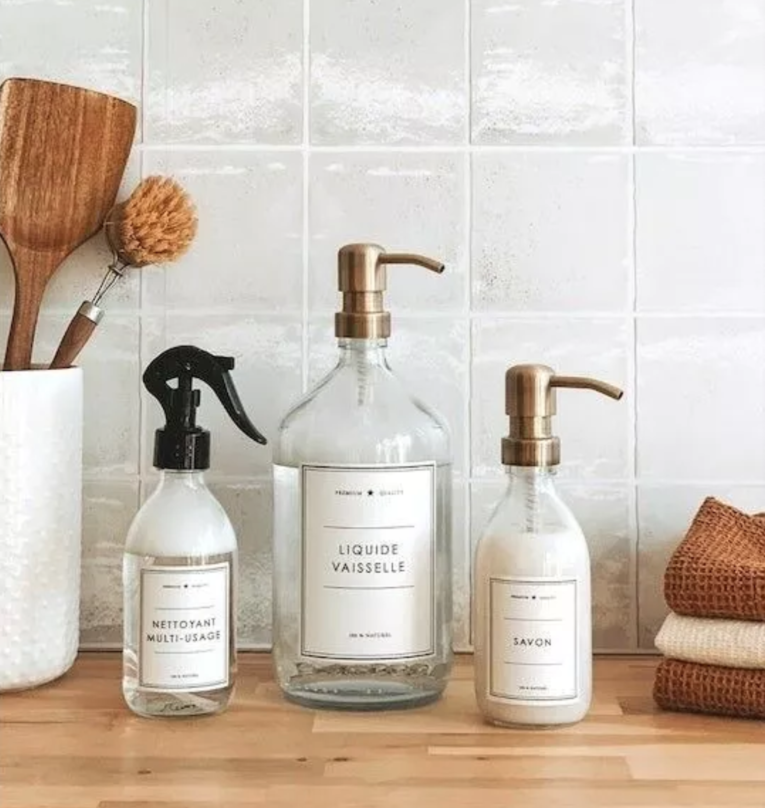 Liquide vaisselle / Savon - Flacon transparent - 500 ml