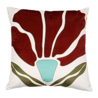 Coussin bohohotel ecru bordeaux 45x45cm 79762 79762 deb web