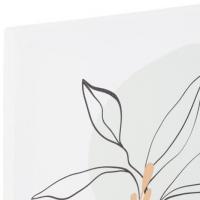 Toile imprimé végétal / vases