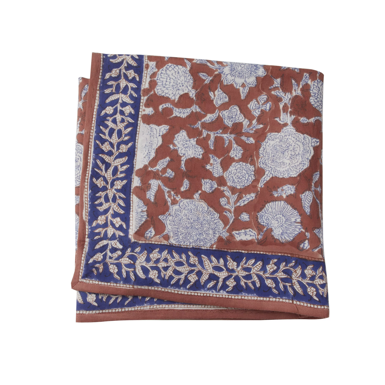 Foulard imprime fleurs indiennes tupia squirrel coton 01