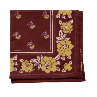 Foulard indien nur chocolat