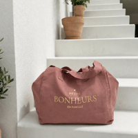 Grand cabas petits bonheurs en famille bois de rose 02