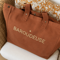 Grand sac cabas baroudeuse caramel 01