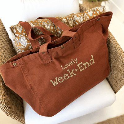 Grand sac cabas lovely week end caramel 01