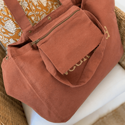 Grand sac cabas lovely week end caramel 02