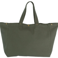Grand sac cabas lovely week end vert fore t 03