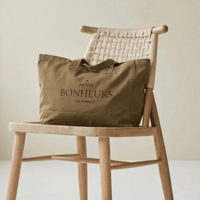 Grand sac cabas petits bonheurs en famille sable 01
