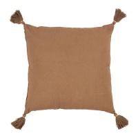 Coussin velours GOLDEN - Taupe