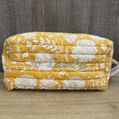 Trousse Jaune (M) - So Lovely - Cousu à la main en France