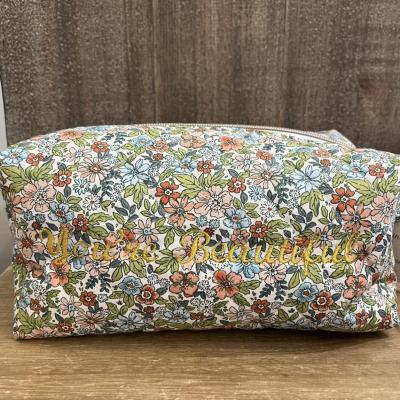 Trousse Liberty - You're Beautiful - Cousu à la main en France