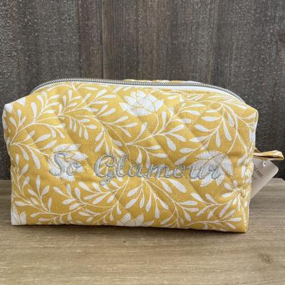Trousse Jaune (M) - So Glamour - Cousu à la main en France