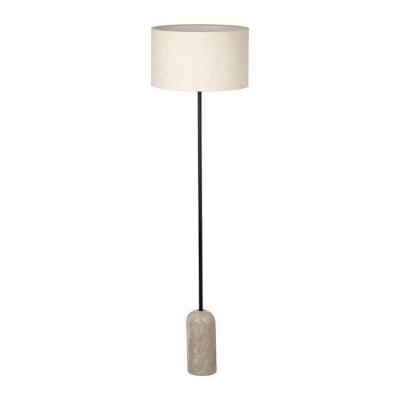 Lampadaire organic beige d13 40xh150cm marbre fer 77892 77892 deb web