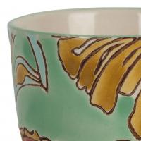 Lot 4 tasses flaura multicolore 15cl gres 02