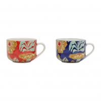 Lot de e tasses a de jeuner flaura multicolore 60cl 01