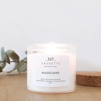 Madeleine bougie artisanale parfume e a la cire de soja naturelle 2