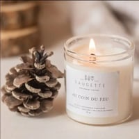 Offret nuit de noe l 3 bougies artisanales parfume es a la cire de soja naturelle fore t de sapins au coin du feu et pain d e pices 6