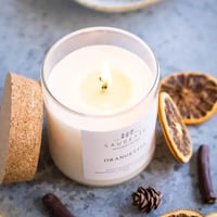 Orangettes bougie artisanale parfume e a la cire de soja naturelle 1