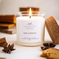 Pain d e pices bougie artisanale parfume e a la cire de soja naturelle 1