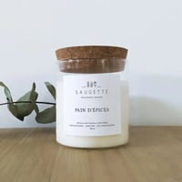 Pain d e pices bougie artisanale parfume e a la cire de soja naturelle 4