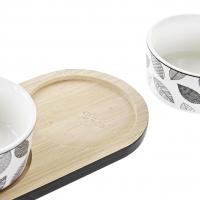 Planche apéritive 3 bols - Plateau bambou
