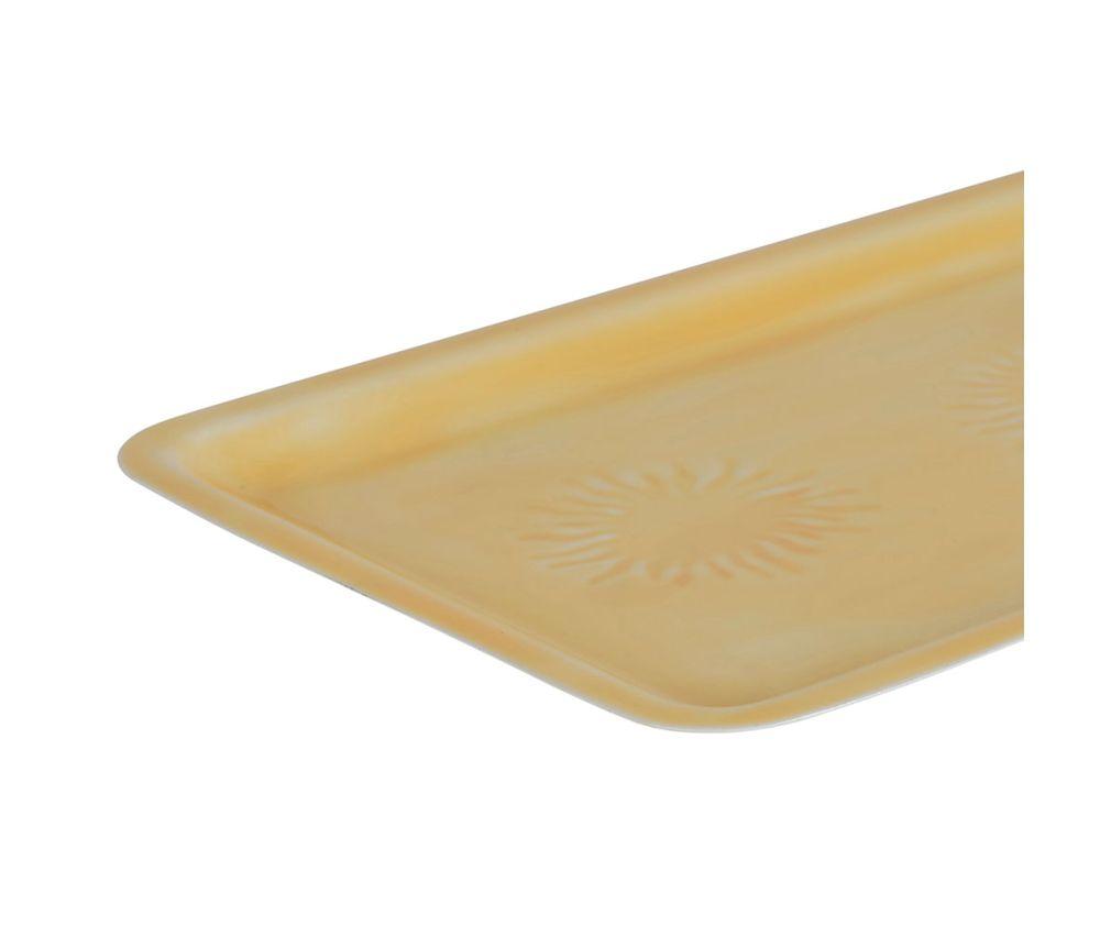Plateau allegra me tal e maille jaune 30x15cm 03