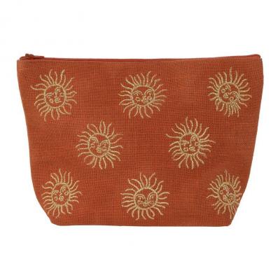 Pochette allegra terracotta et dore 01