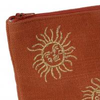 Pochette allegra terracotta et dore 03
