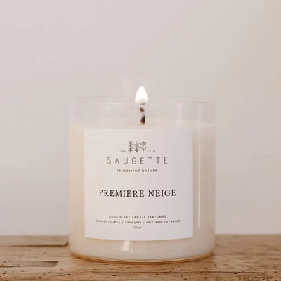 Premie re neige bougie artisanale parfume e a la cire de soja naturelle 4