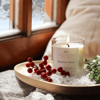 Premie re neige bougie artisanale parfume e a la cire de soja naturelle 4