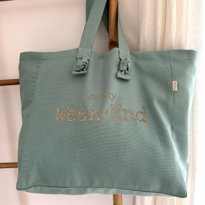 Sac cabas ce ladon lovely week end