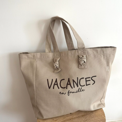 Sac cabas gre ge vacances en famille