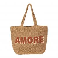 Sac en corde brode terracotta 01