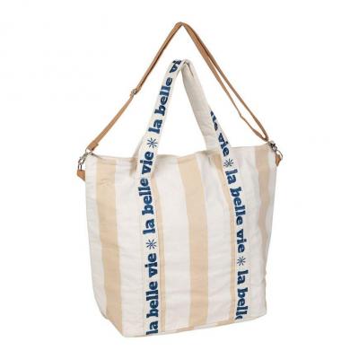 Sac isotherme medi beige et bleu 01