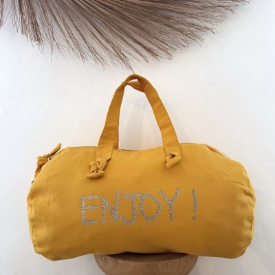 Sac polochon safran enjoy