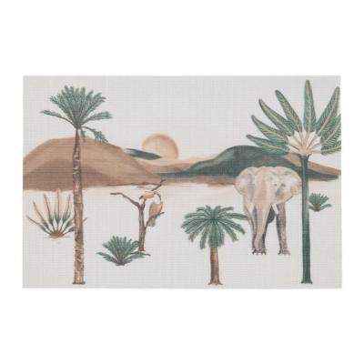 Set de table somptua brun et vert 45x30cm en pvc 01