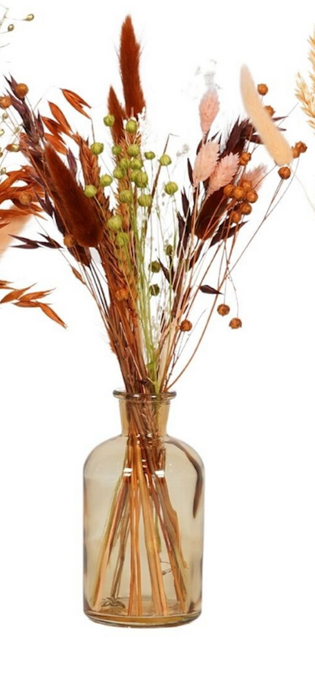 Vase bouquet de fleurs se che es beige