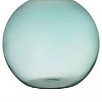 Vase cyrius vert et turquoise verre borosilicate 03