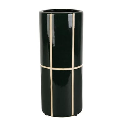 Vase karoz vert d9 5xh23 5cm 79987 79987 deb web